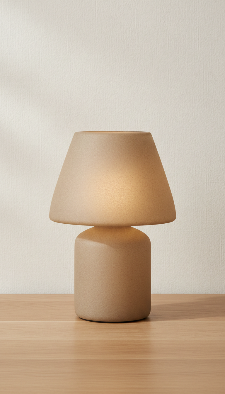 Fjord matte glass table lamp