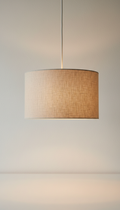 Linen drum pendant